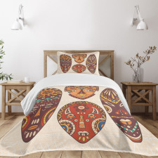 Folk Art Bedspread Set