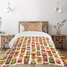 Retro Hawaiian Bedspread Set