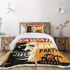 Tropic Bar Party Bedspread Set