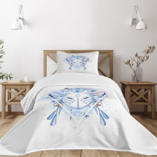 Fox Mask Kitsune Bedspread Set