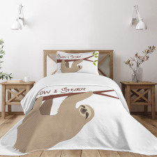 Cartoon Wildlife Mammal Bedspread Set