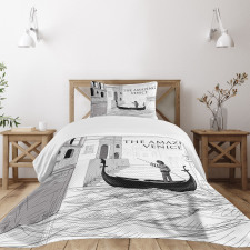 Canals Child Gondolier Bedspread Set