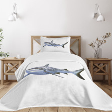 Large Reef Futuristicrt Bedspread Set