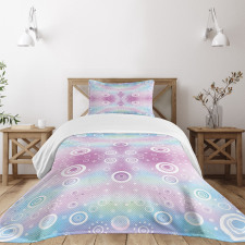 Fantasy Random Circles Bedspread Set