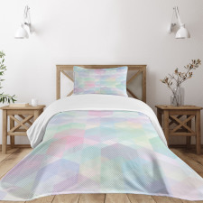 Hexagonal Soft Bedspread Set