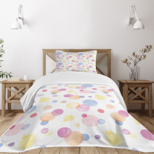Watercolor Drops Bedspread Set