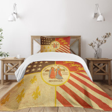 Old Rusty Look Bedspread Set