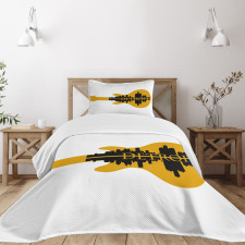 Electric Guitar Music Bedspread Set