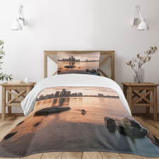 Idyllic Sunset View Bedspread Set