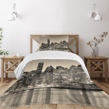 Manhattan City Night Bedspread Set