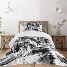 Grunge Artwork Bedspread Set