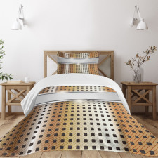 High Tech Theme Image Bedspread Set