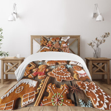 Cookies Snow Bedspread Set