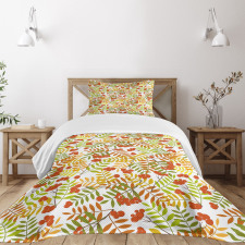 Rural Plants Wilderness Bedspread Set