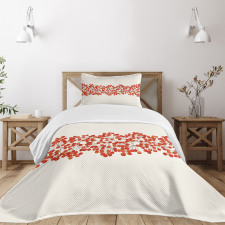 Wild Red Mountain Ashes Bedspread Set