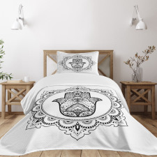 Mehndi Mandala Oriental Bedspread Set