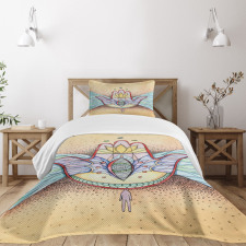 Wings Eye Mystical Bedspread Set