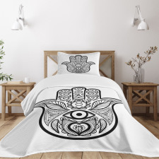 Nature Tribal Boho Art Bedspread Set