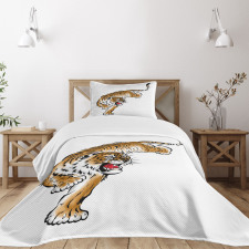 Japanese Hand Drawn Bedspread Set