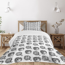 Farm Vegetables Food Bedspread Set