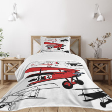 Biplanes Set Bedspread Set