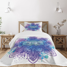 Third Eye Mandala Chakra Bedspread Set