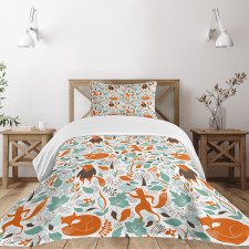 Funny Garden Bedspread Set