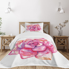 Tropical Mexican Flora Bedspread Set