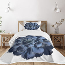 Echeveria Cactus Blossom Bedspread Set