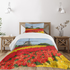 Northern Europe Garden Bedspread Set