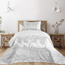 Greek Galley Bedspread Set