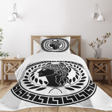 Roman Muse Portrait Bedspread Set