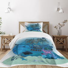 Underwater Antique Bedspread Set