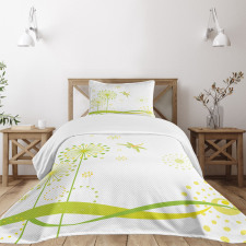 Spring Dandelion Art Bedspread Set