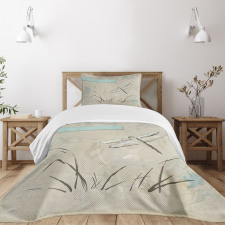 Romantic Sketch Art Bedspread Set