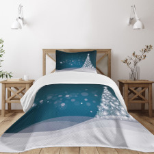 Fantasy Xmas Tree Bedspread Set