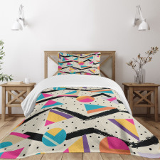 80s Funky Memphis Fashion Bedspread Set