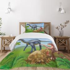 Various Animals Jungle Bedspread Set