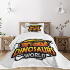 Dino World Scary Beast Bedspread Set