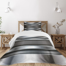 Realistic Vivid Plates Bedspread Set