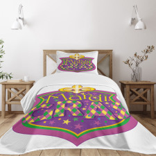 Fleur De Lis Blazon Bedspread Set