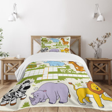 Wild Safari Bedspread Set