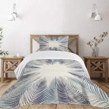 Leaf Grunge Bedspread Set