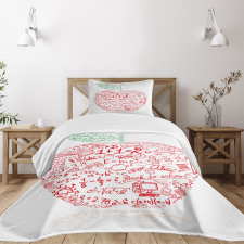 School Fun Bedspread Set