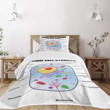 Animal Cell Study Bedspread Set