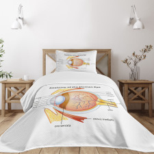 Eye Cornea Pupils Bedspread Set
