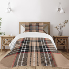 Classic British Plaid Bedspread Set