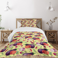 Organic Tasty Eating Bedspread Set