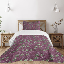 Retro Cusine Eating Bedspread Set