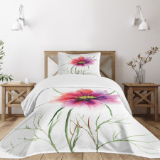 Floral Blossom Art Bedspread Set